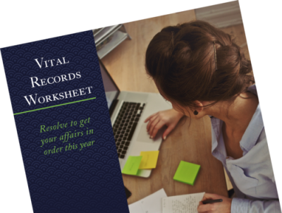 vital records worksheet