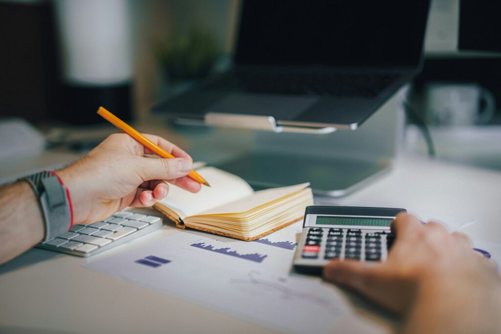 person doing wealth management